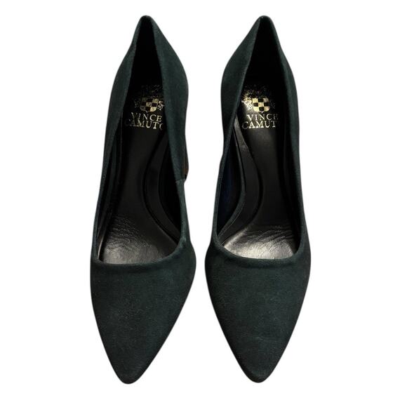 Vince Camuto Suede Pointed Toe Block Heel Pumps Women’s 7M - Picture 1 of 7